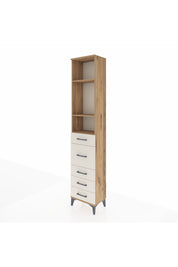 Arges Dolap 3 Raflı 5 Çekmeceli 44x30x221 Çam-Aytaşı