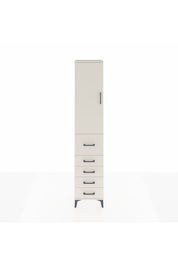 Arges Dolap 2 Raflı 5 Çekmeceli Tek Askılı 44x30x221 Aytaşı-Aytaşı