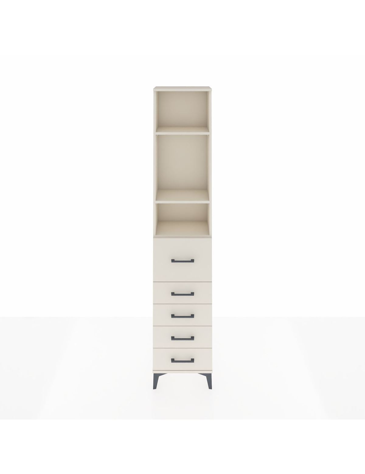 Arges Dolap 3 Raflı 5 Çekmeceli 44x30x221 Aytaşı-Aytaşı