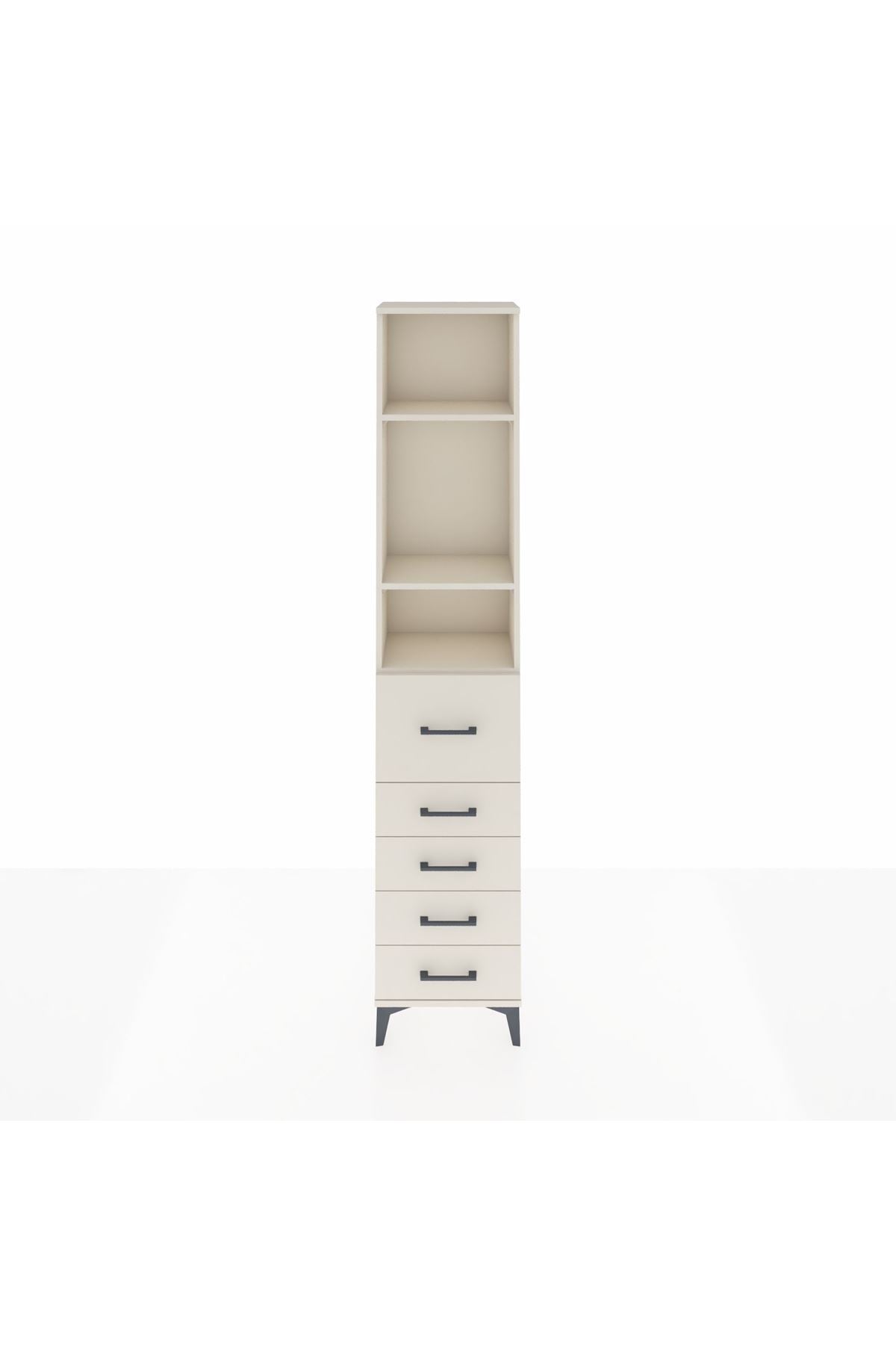 Arges Dolap 3 Raflı 5 Çekmeceli 44x30x221 Aytaşı-Aytaşı