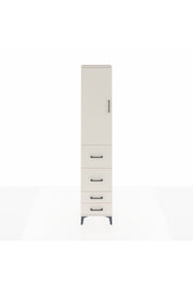 Arges Dolap 2 Raflı 4 Çekmeceli Tek Askılı 44x30x221 Aytaşı-Aytaşı