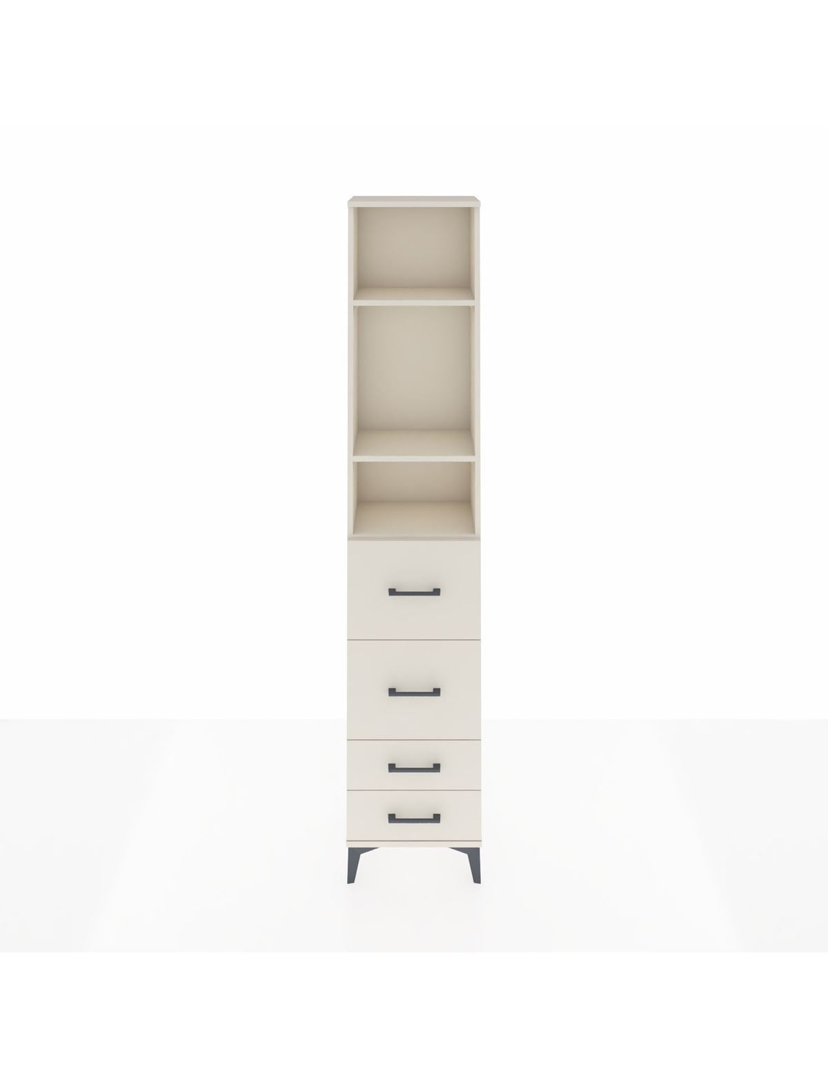 Arges Dolap 3 Raflı 4 Çekmeceli 44x30x221 Aytaşı-Aytaşı