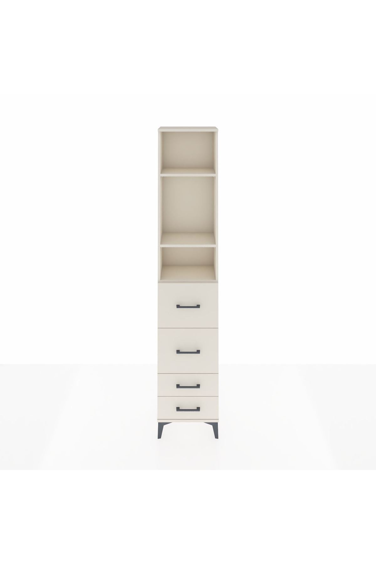 Arges Dolap 3 Raflı 4 Çekmeceli 44x30x221 Aytaşı-Aytaşı