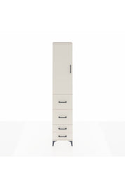 Arges Dolap 2 Raflı 4 Çekmeceli Tek Askılı 44x30x221 Aytaşı-Aytaşı