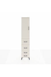 Arges Dolap 2 Raflı 4 Çekmeceli Tek Askılı 44x30x221 - S28M124V1A