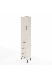 Arges Dolap 2 Raflı 4 Çekmeceli Tek Askılı 44x30x221 - S28M124V1A
