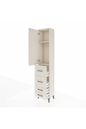 Arges Dolap 2 Raflı 4 Çekmeceli Tek Askılı 44x30x221 - S28M124V1A