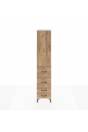 Arges Dolap 2 Raflı 4 Çekmeceli Tek Askılı 44x30x221 Aytaşı-Çam