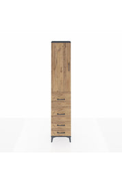 Arges Dolap 2 Raflı 4 Çekmeceli Tek Askılı 44x30x221 - S28M124V6A