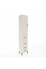 Arges Dolap 3 Raflı 4 Çekmeceli Tek Kapaklı 44x30x221 Aytaşı-Aytaşı