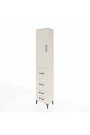 Arges Dolap 3 Raflı 4 Çekmeceli Tek Kapaklı 44x30x221 Aytaşı-Aytaşı