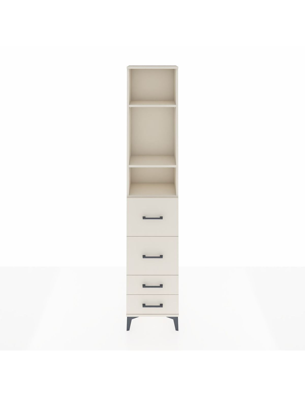 Arges Dolap 3 Raflı 4 Çekmeceli 44x30x221 Aytaşı-Aytaşı