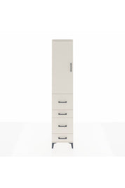 Arges Dolap 3 Raflı 4 Çekmeceli Tek Kapaklı 44x30x221 Aytaşı-Aytaşı