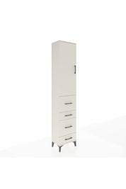 Arges Dolap 3 Raflı 4 Çekmeceli Tek Kapaklı 44x30x221 Aytaşı-Aytaşı