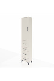 Arges Dolap 3 Raflı 4 Çekmeceli Tek Kapaklı 44x30x221 Aytaşı-Aytaşı