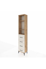 Arges Dolap 3 Raflı 4 Çekmeceli 44x30x221 Çam-Aytaşı