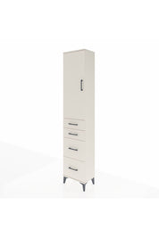 Arges Dolap 2 Raflı 4 Çekmeceli Tek Askılı 44x30x221 Aytaşı-Aytaşı