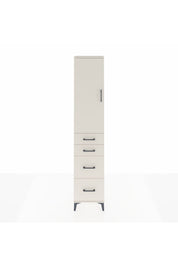 Arges Dolap 3 Raflı 4 Çekmeceli Tek Kapaklı 44x30x221 Aytaşı-Aytaşı