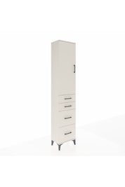 Arges Dolap 3 Raflı 4 Çekmeceli Tek Kapaklı 44x30x221 Aytaşı-Aytaşı