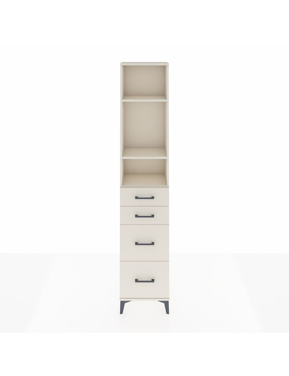 Arges Dolap 3 Raflı 4 Çekmeceli 44x30x221 Aytaşı-Aytaşı