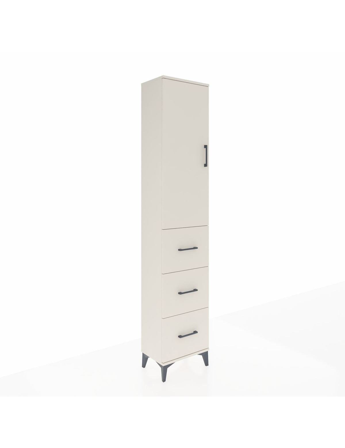 Arges Dolap 2 Raflı 3 Çekmeceli Tek Askılı 44x30x221 Aytaşı-Aytaşı