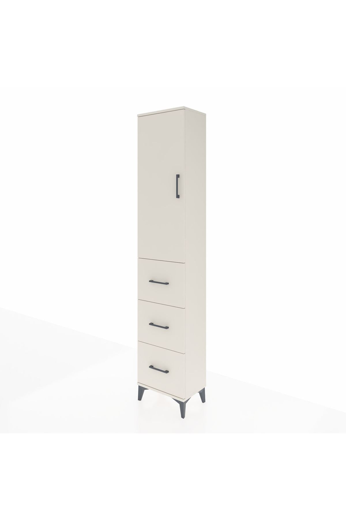 Arges Dolap 2 Raflı 3 Çekmeceli Tek Askılı 44x30x221 Aytaşı-Aytaşı