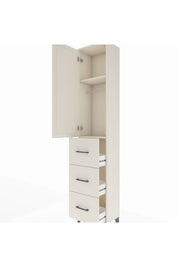 Arges Dolap 2 Raflı 3 Çekmeceli Tek Askılı 44x30x221 Aytaşı-Aytaşı