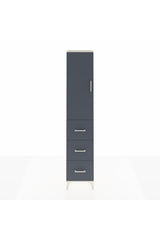 Arges Dolap 2 Raflı 3 Çekmeceli Tek Askılı 44x30x221