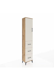 Arges Dolap 2 Raflı 3 Çekmeceli Tek Askılı 44x30x221 Çam-Aytaşı