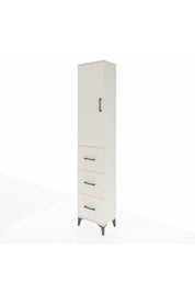 Arges Dolap 3 Raflı 3 Çekmeceli Tek Kapaklı 44x30x221 Aytaşı-Aytaşı