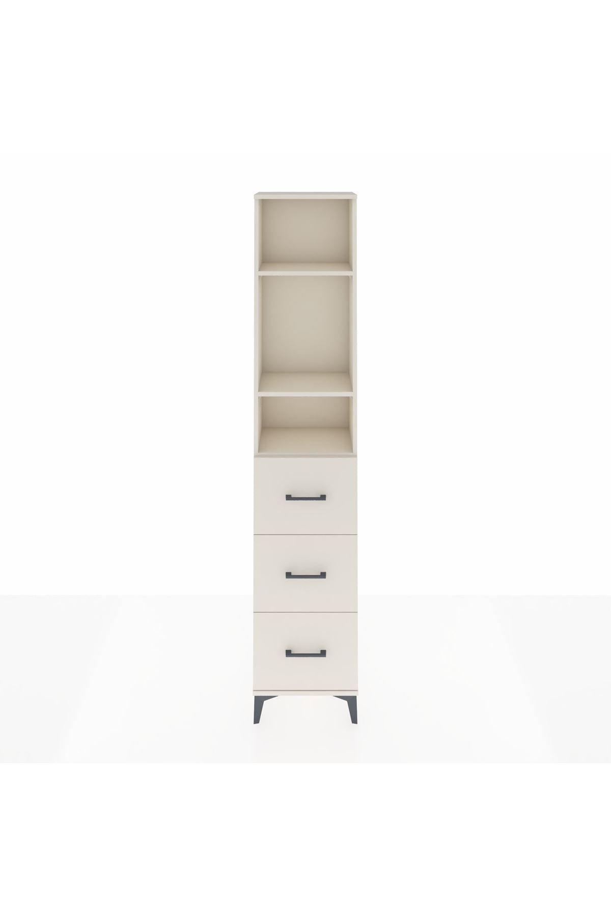 Arges Dolap 3 Raflı 3 Çekmeceli 44x30x221 Aytaşı-Aytaşı