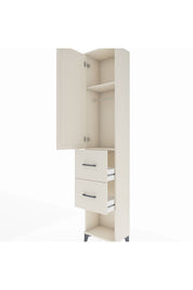 Arges Dolap 2 Raflı 2 Çekmeceli Tek Askılı 44x30x221 Aytaşı-Aytaşı