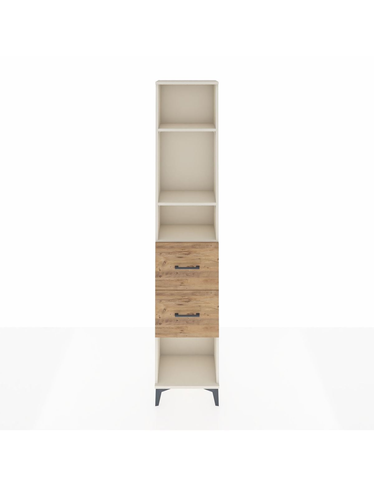 Arges Dolap 3 Raflı 2 Çekmeceli 44x30x221 Aytaşı-Çam