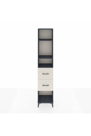 Arges Dolap 3 Raflı 2 Çekmeceli 44x30x221 Antrasit-Aytaşı