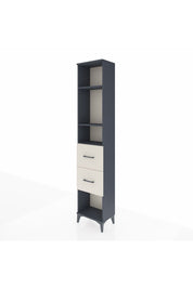 Arges Dolap 3 Raflı 2 Çekmeceli 44x30x221 Antrasit-Aytaşı