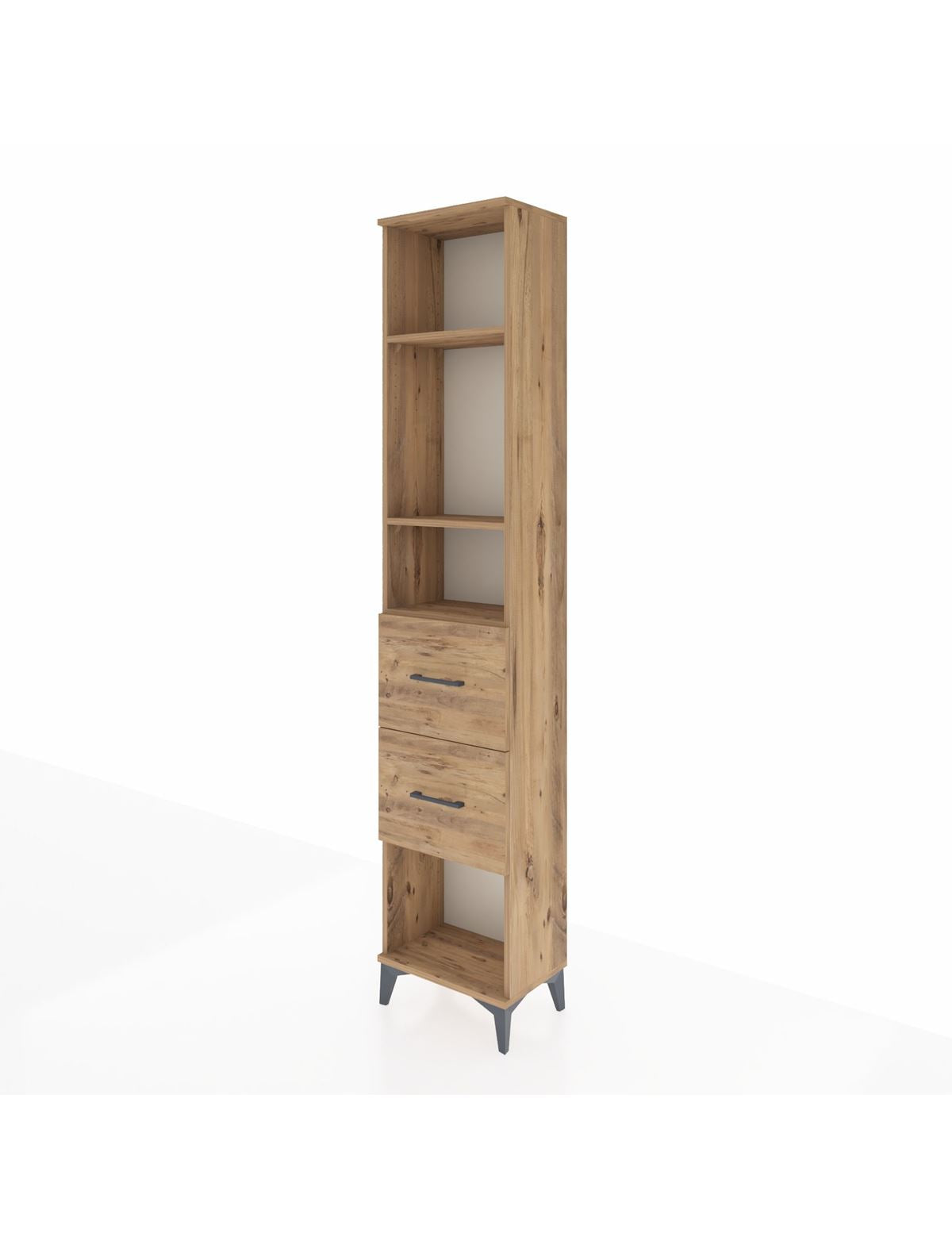Arges Dolap 3 Raflı 2 Çekmeceli 44x30x221 - S28M138V9A