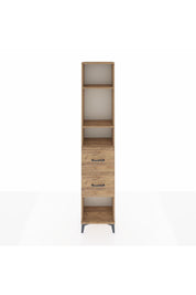 Arges Dolap 3 Raflı 2 Çekmeceli 44x30x221 Çam-Çam