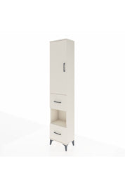 Arges Dolap 3 Raflı 2 Çekmeceli Tek Askılı 44x30x221 Aytaşı-Aytaşı