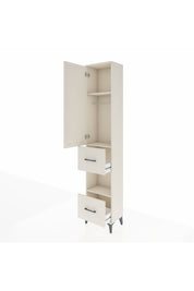 Arges Dolap 3 Raflı 2 Çekmeceli Tek Askılı 44x30x221 Aytaşı-Aytaşı