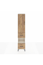 Arges Dolap 3 Raflı 2 Çekmeceli Tek Askılı 44x30x221 Aytaşı-Çam