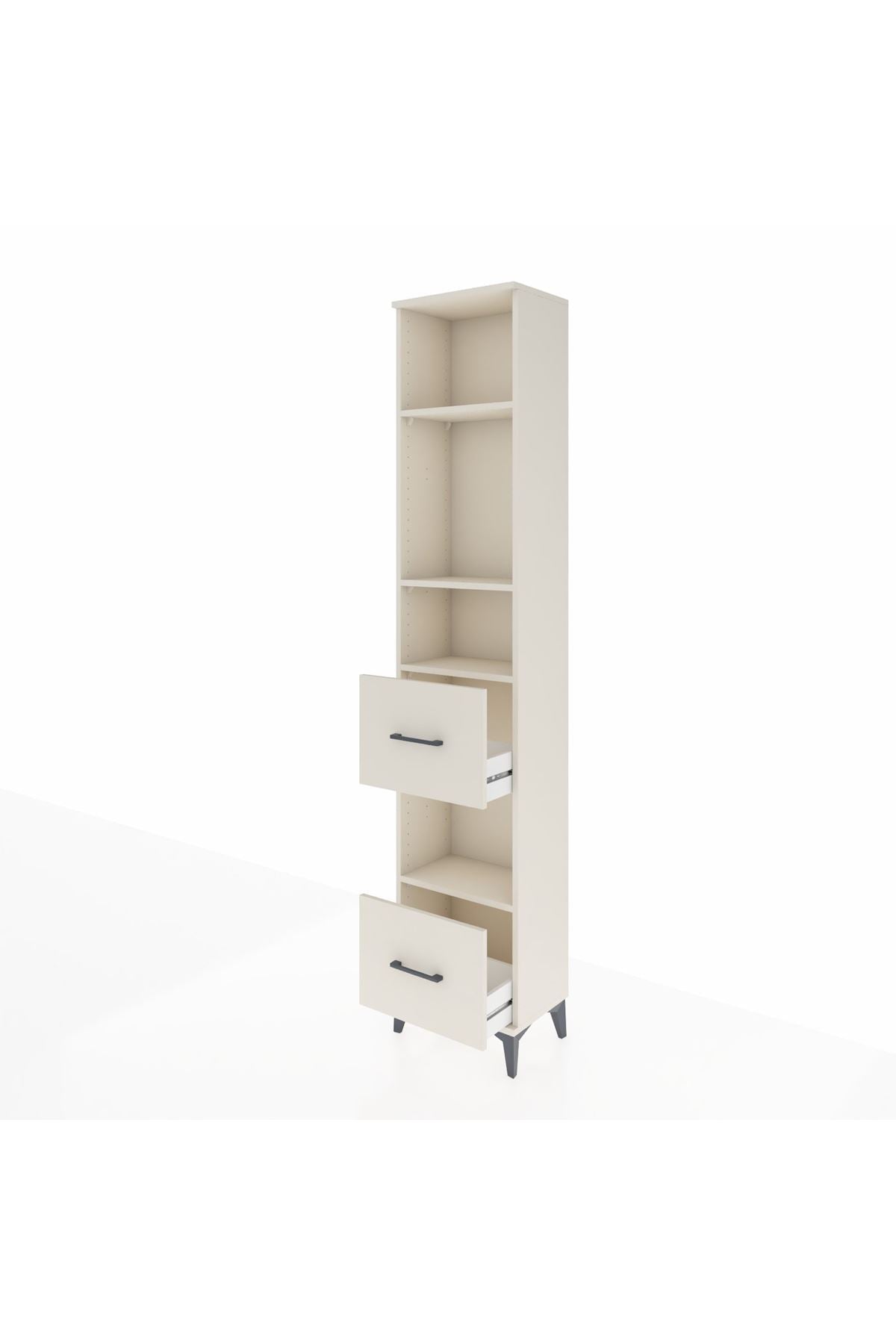 Arges Dolap 4 Raflı 2 Çekmeceli 44x30x221 Aytaşı-Aytaşı