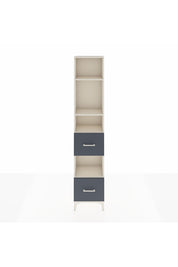 Arges Dolap 4 Raflı 2 Çekmeceli 44x30x221 Aytaşı-Antrasit