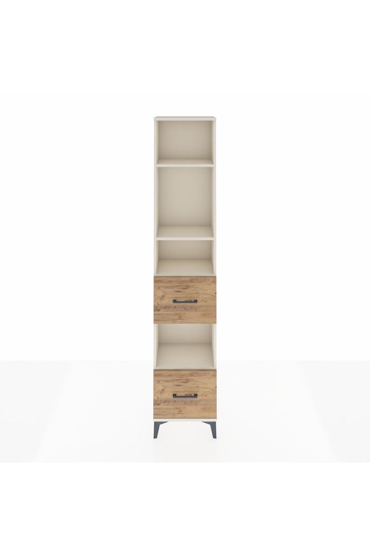 Arges Dolap 4 Raflı 2 Çekmeceli 44x30x221 Aytaşı-Çam