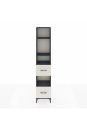 Arges Dolap 4 Raflı 2 Çekmeceli 44x30x221 Antrasit-Aytaşı