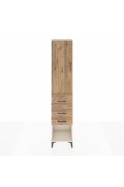 Arges Dolap 3 Raflı 3 Çekmeceli Tek Kapaklı 44x30x221 Aytaşı-Çam