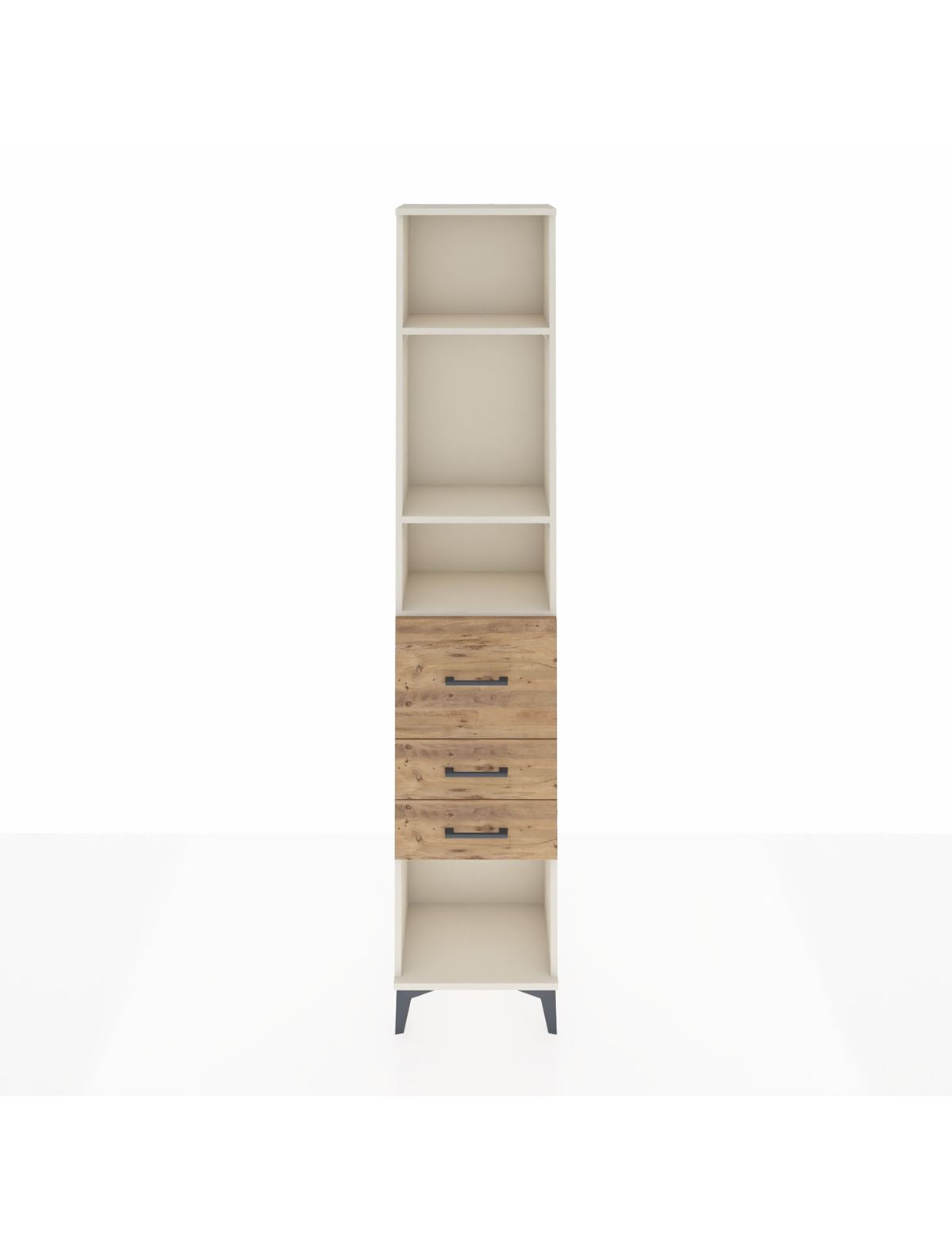 Arges Dolap 3 Raflı 3 Çekmeceli 44x30x221 Aytaşı-Çam