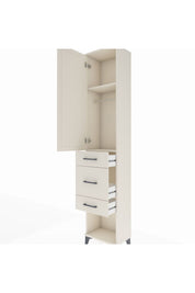 Arges Dolap 2 Raflı 3 Çekmeceli Tek Askılı 44x30x221 Aytaşı-Aytaşı