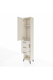 Arges Dolap 2 Raflı 3 Çekmeceli Tek Askılı 44x30x221 Aytaşı-Aytaşı