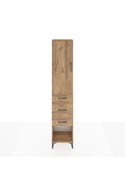 Arges Dolap 2 Raflı 3 Çekmeceli Tek Askılı 44x30x221 Çam-Çam