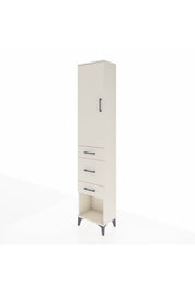 Arges Dolap 3 Raflı 3 Çekmeceli Tek Kapaklı 44x30x221 Aytaşı-Aytaşı